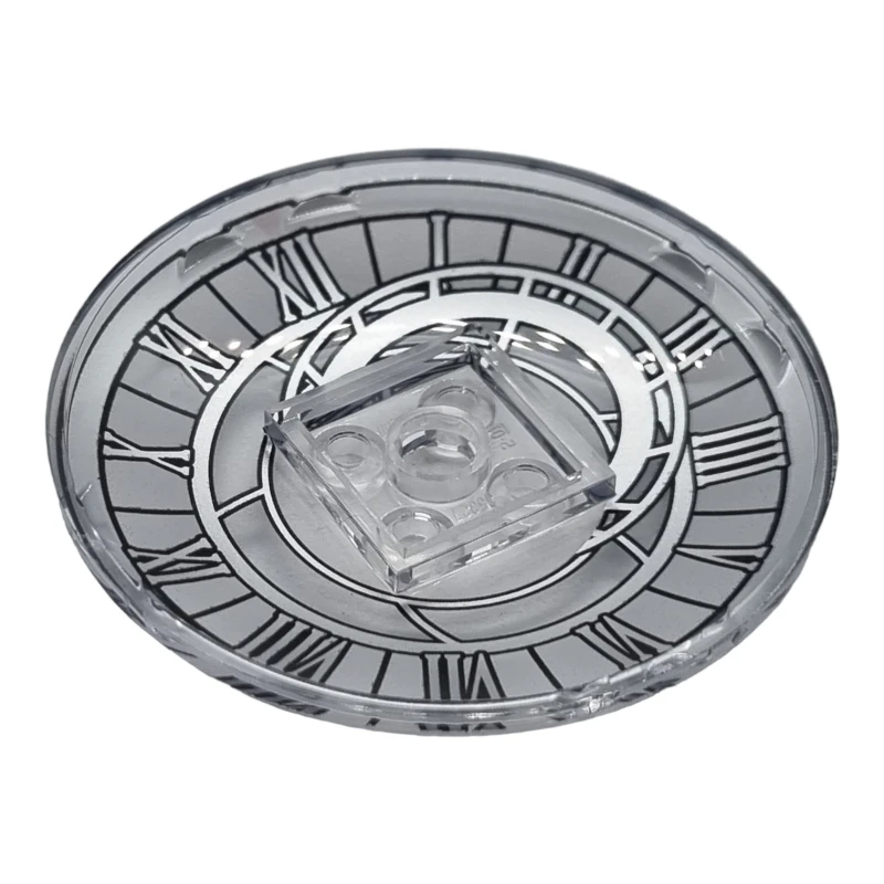 LEGO&reg; 6266955 - 44375bpb11 - Dish 6 x 6 Inverted (Radar) with Asymmetrical Clock Face Pattern