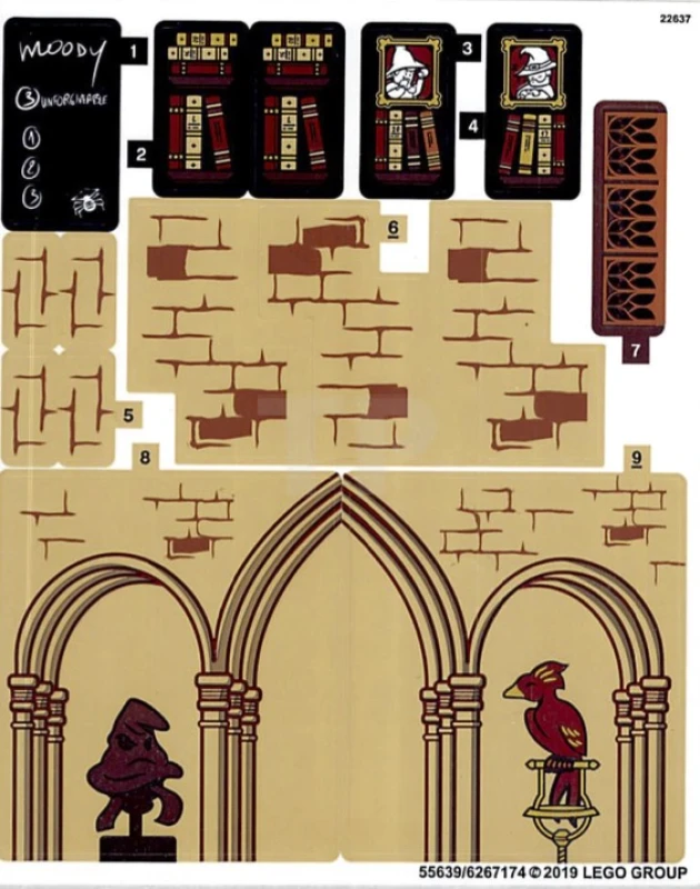 LEGO&reg; 6267174 - Sticker for Set 75948 - Sheet 1