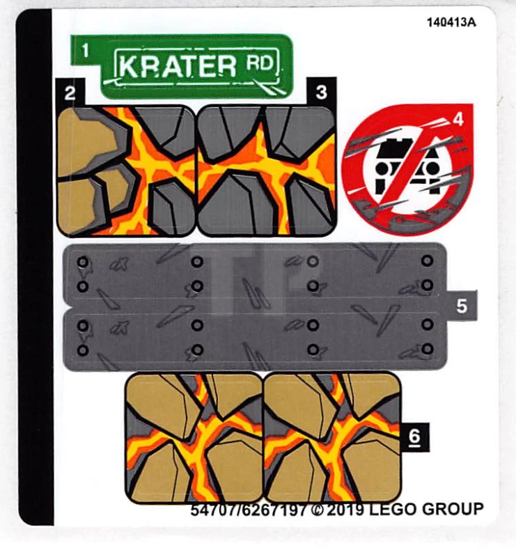 LEGO&reg; 6267197 - Sticker for Set 76128