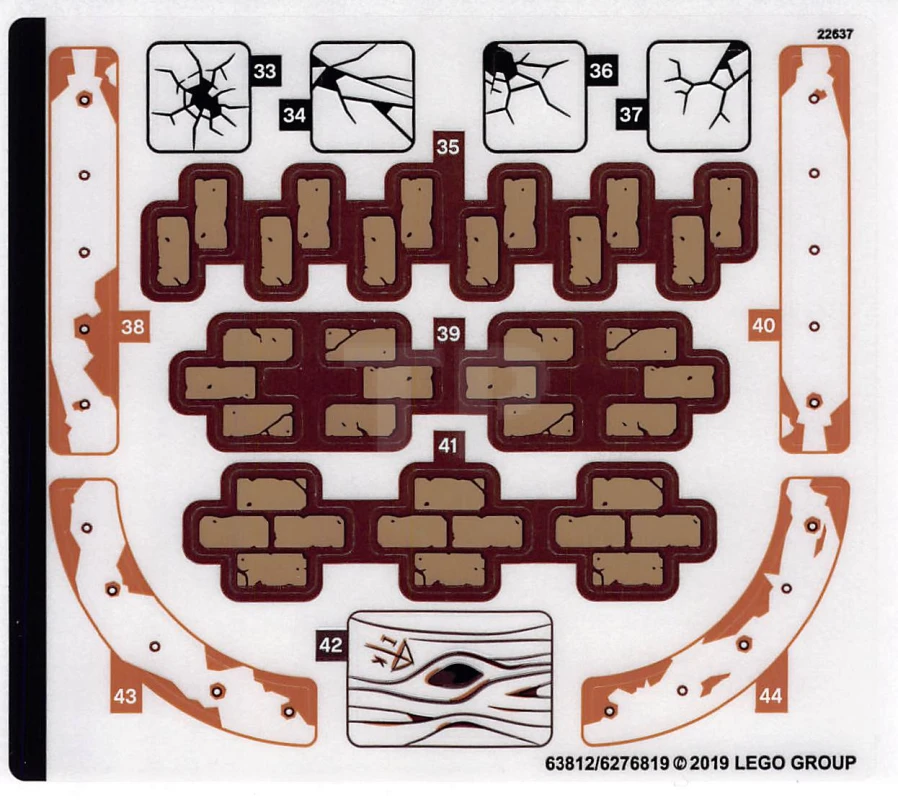 LEGO&reg; 6276819 - Sticker for Set 70425 - Sheet 2