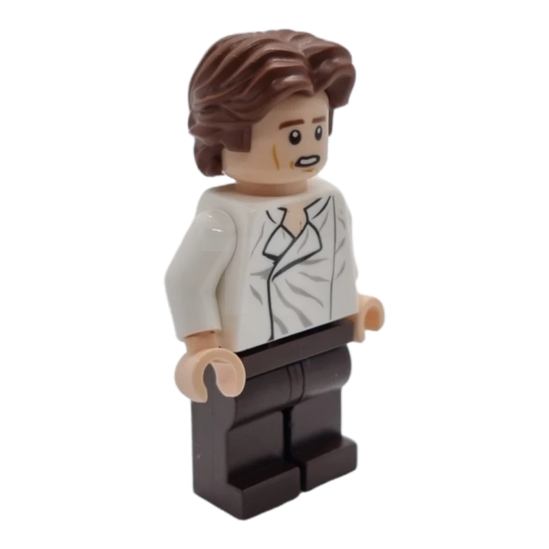 LEGO&reg; sw0823 Han Solo, jambes brunes, cheveux ondulés
