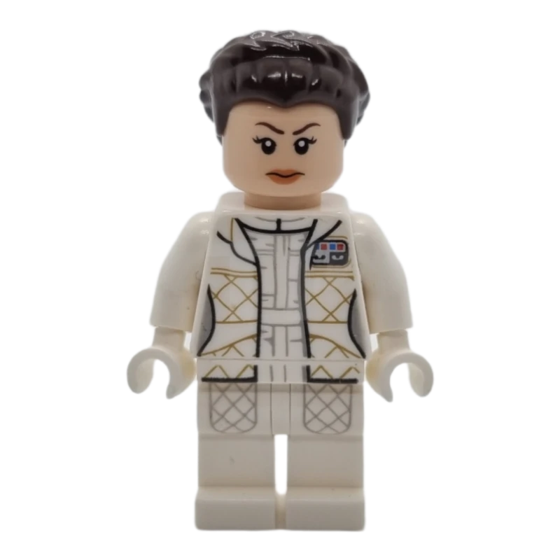 LEGO&reg; sw0958 Princesse Leia (tenue Hoth blanche, sourire de travers)