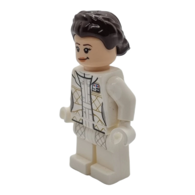 LEGO&reg; sw0958 Princesse Leia (tenue Hoth blanche, sourire de travers)