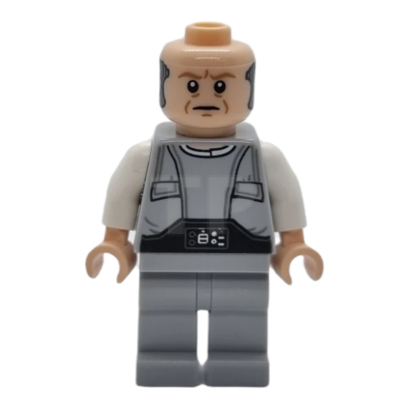 LEGO&reg; sw0974 Lobot (Light Flesh Head, Dark Orange Eyebrows)