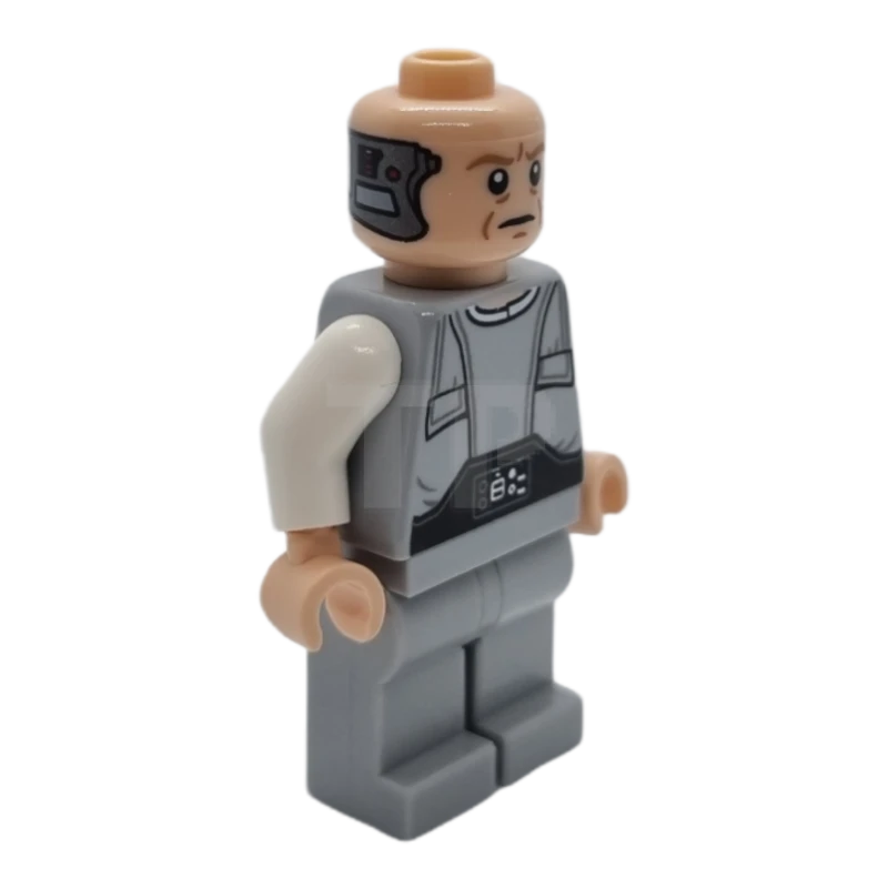 LEGO&reg; sw0974 Lobot (Light Flesh Head, Dark Orange Eyebrows)