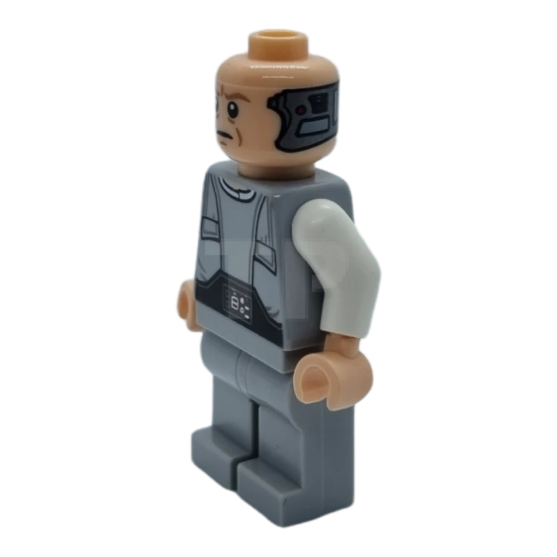 LEGO&reg; sw0974 Lobot (Light Flesh Head, Dark Orange Eyebrows)
