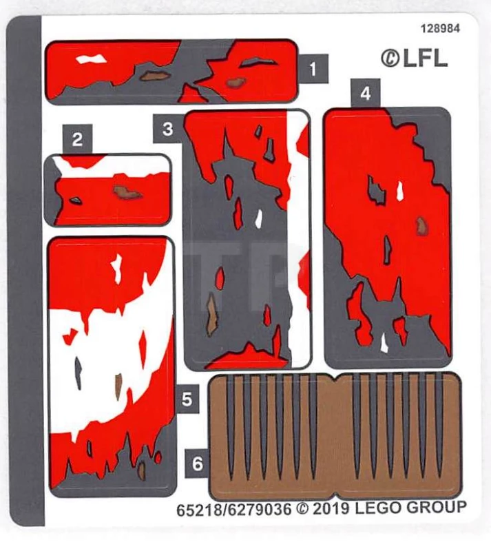 LEGO&reg; 6279036 - Sticker for Set 75250