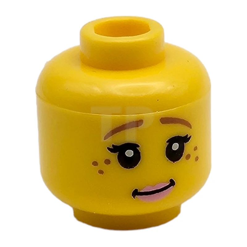 LEGO&reg; 6096588 - 3626cpb1245 - Head Minifig with Freckles and Eyelashes Pattern (Unicorn Girl)