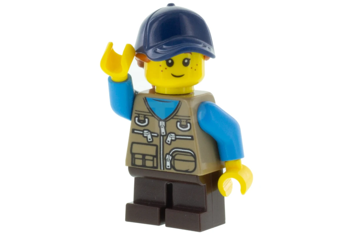 LEGO&reg; idea054 Girl with Freckles, and a Dark Blue Cap