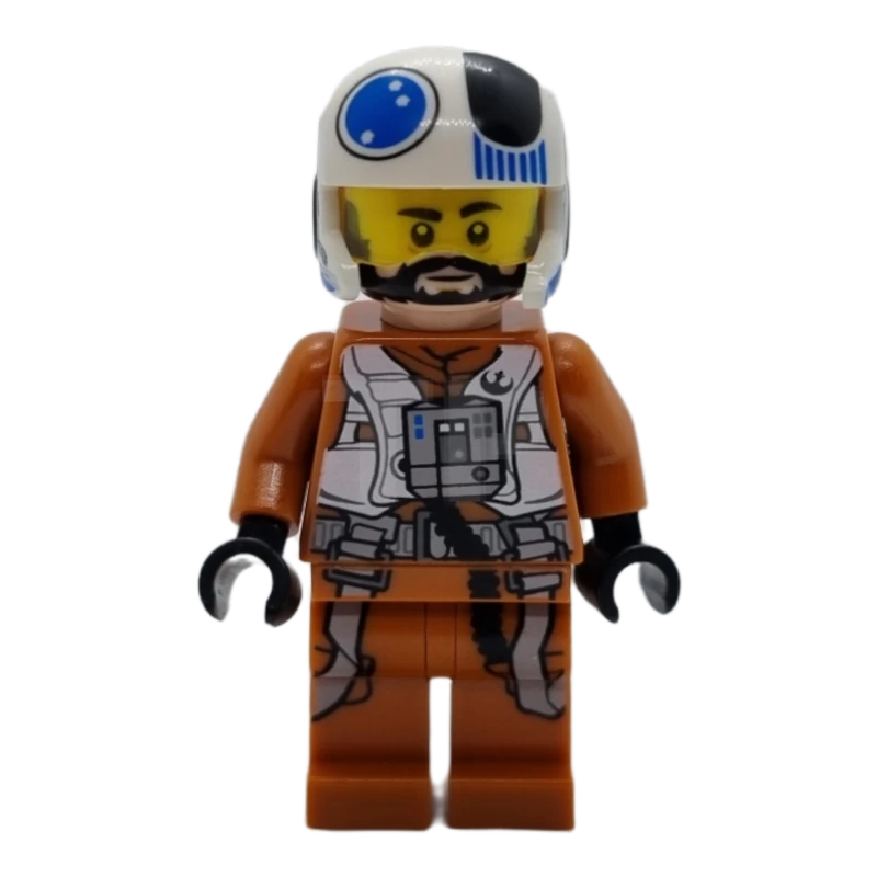 LEGO&reg; sw1047 Temmin 'Snap' Wexley - Medium Dark Flesh Lines Under Eyes and Chin