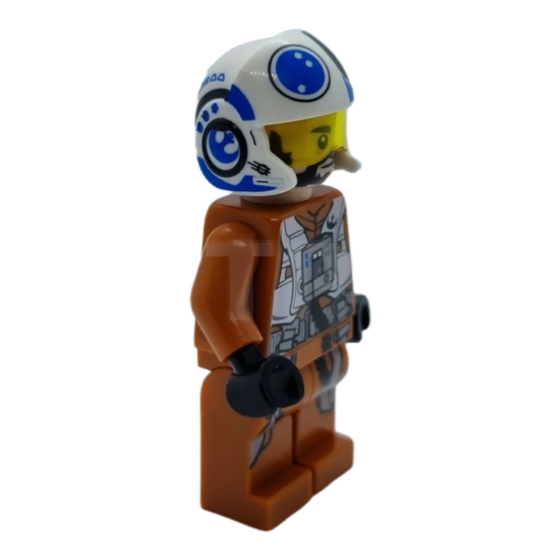 LEGO&reg; sw1047 Temmin 'Snap' Wexley - Medium Dark Flesh Lines Under Eyes and Chin