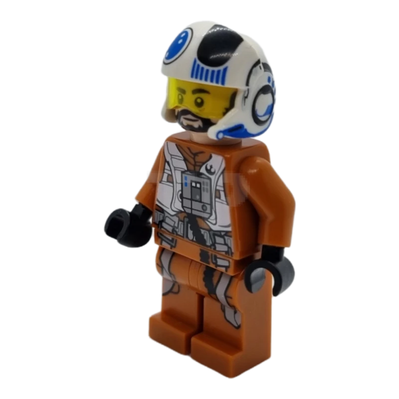 LEGO&reg; sw1047 Temmin 'Snap' Wexley - Medium Dark Flesh Lines Under Eyes and Chin