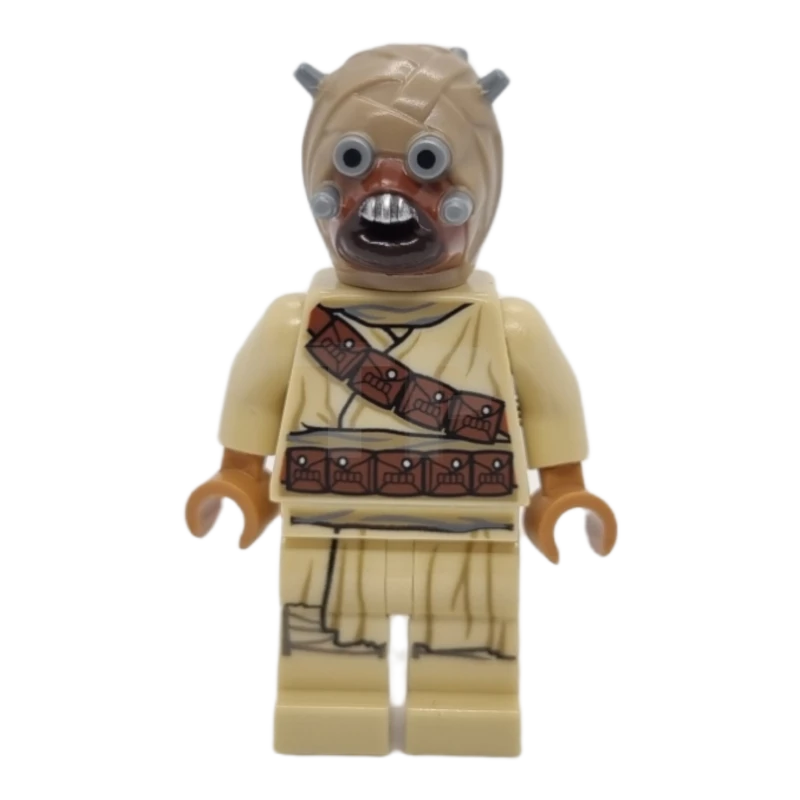 LEGO&reg; sw1074 Tusken Raider - Púas en la cabeza, cinturón diagonal