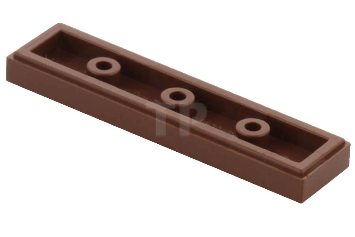 LEGO&reg; 4616707 - 2431pb159 - Tile 1 x 4 with Danger Stripes and Tow Rings Pattern