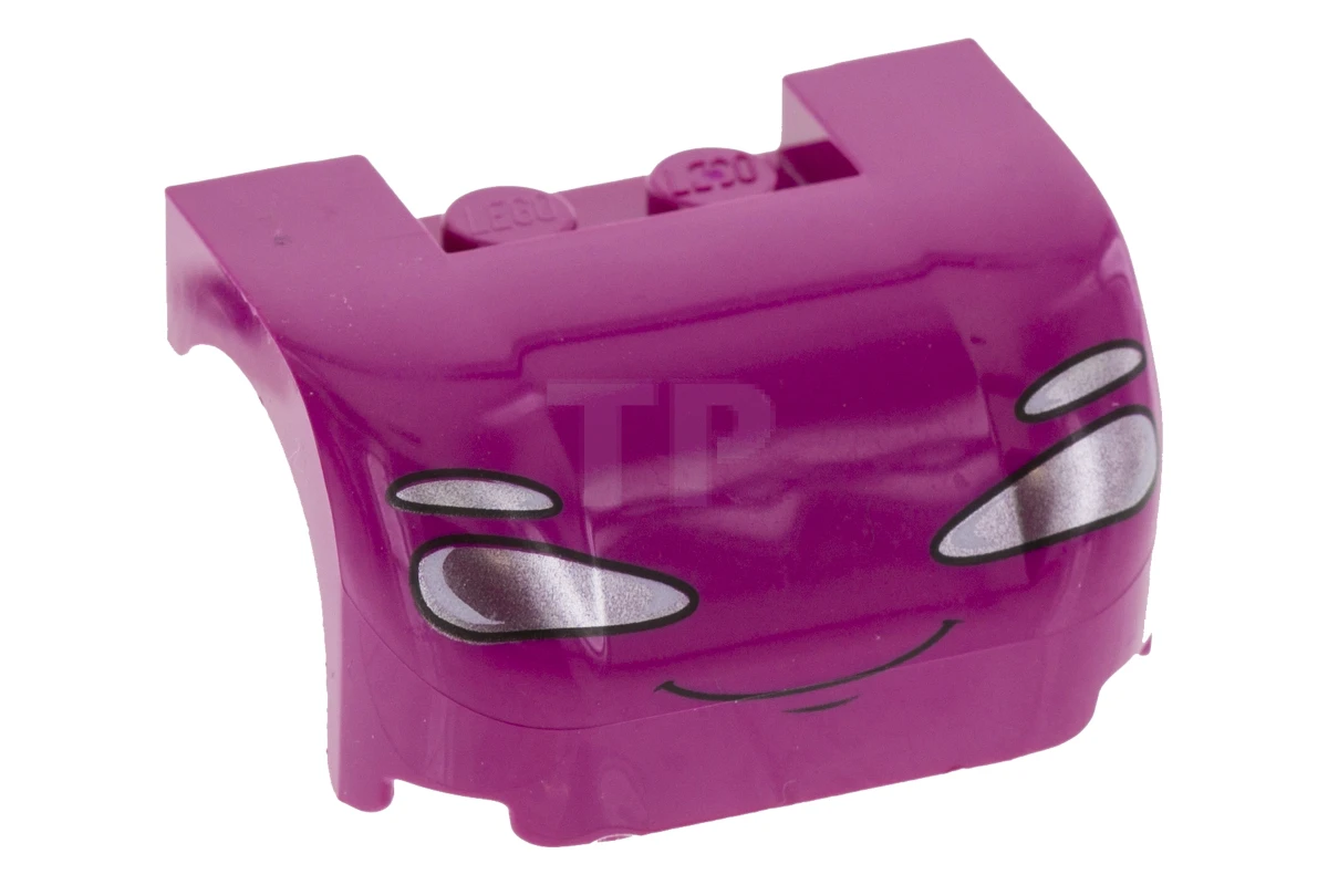 LEGO&reg; 4621175 - 93587pb02 - Motorabdeckung 3 x 4 x 1 2/3 mit Gesichtsmuster (Holley Shiftwell)