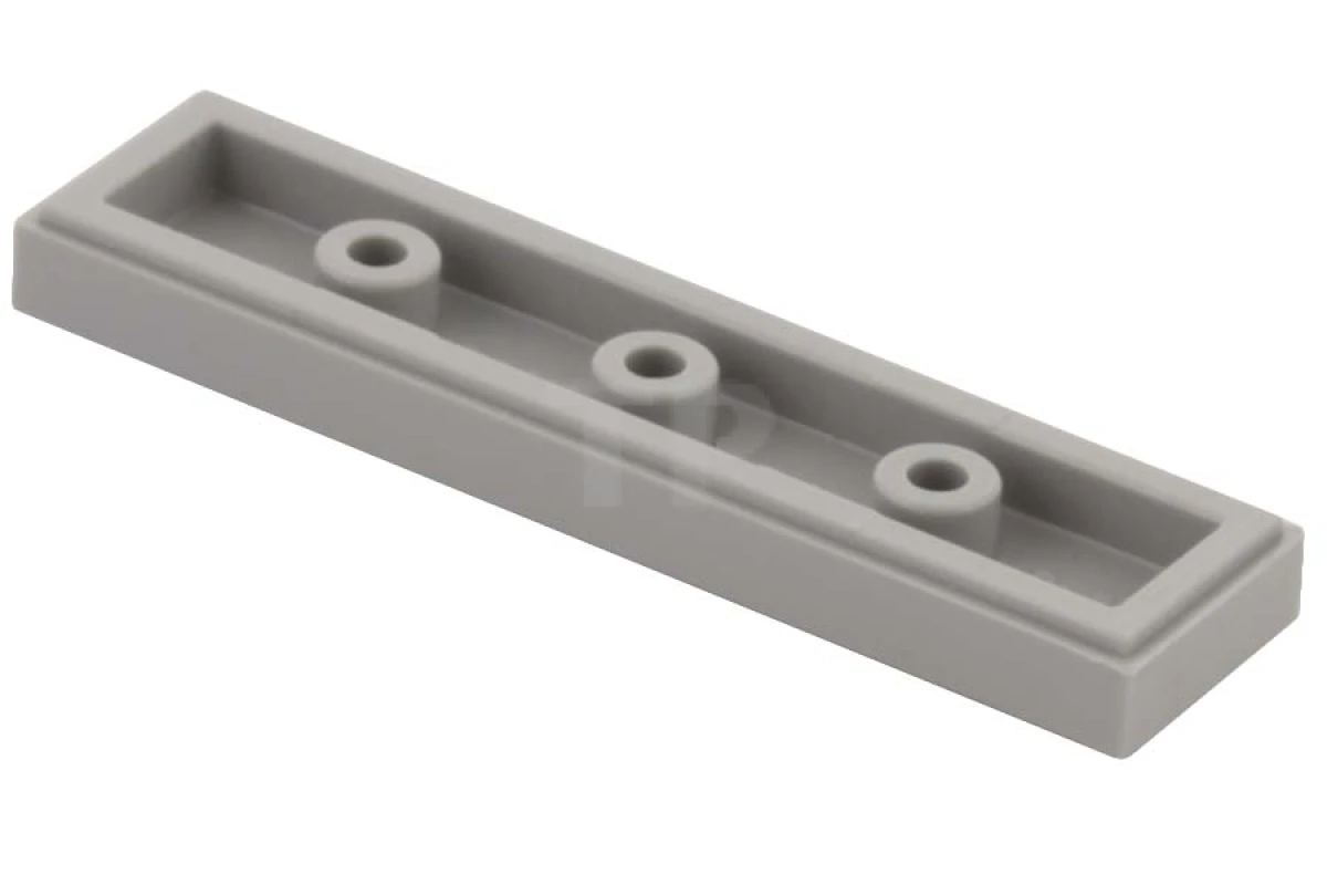 LEGO&reg; 4624699 - 2431pb164 - Tile 1 x 4 with Black Thin Curved Smile Pattern (The Queen)