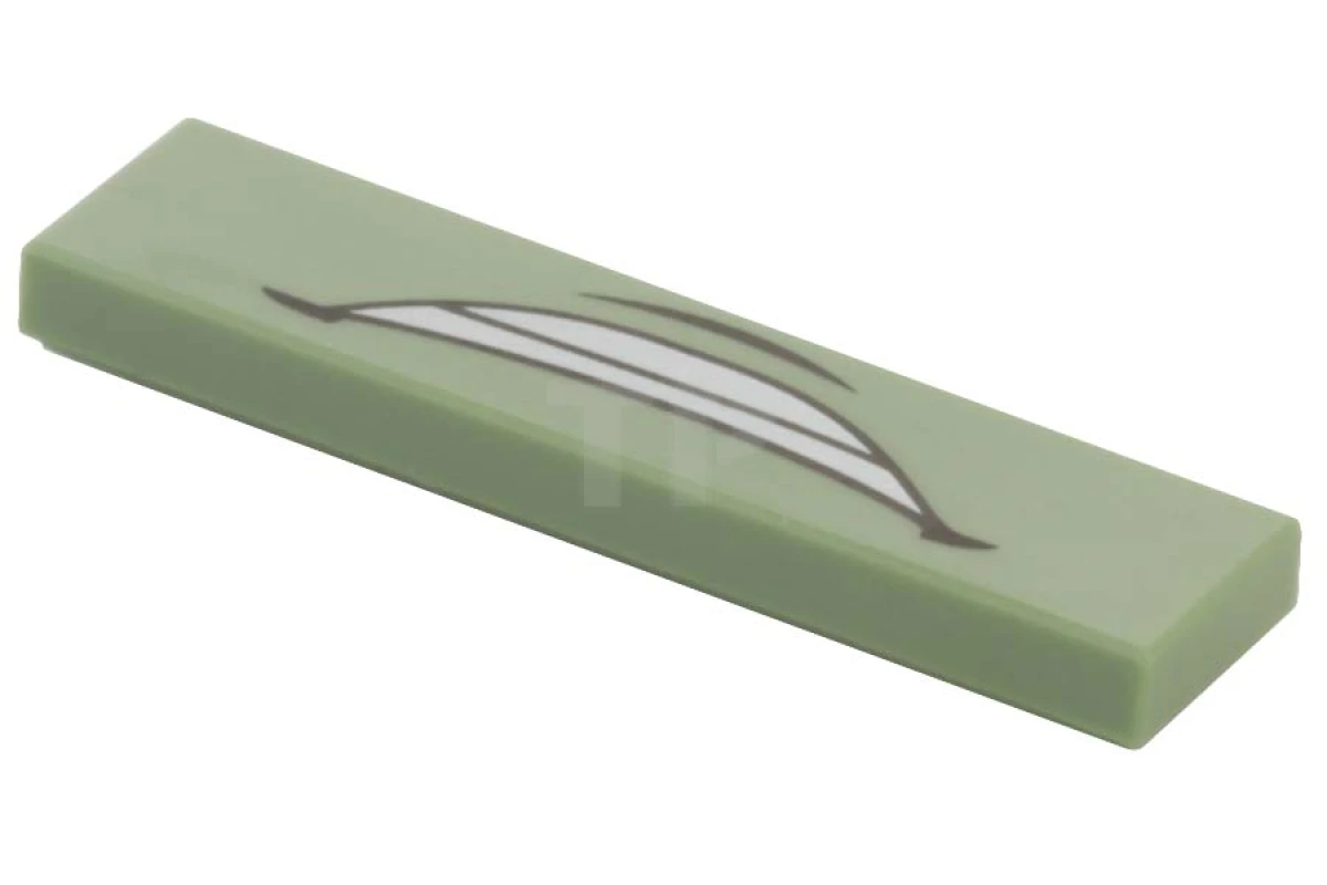 LEGO&reg; 4624403 - 2431pb167 - Tile 1 x 4 with Smile and White Teeth Pattern