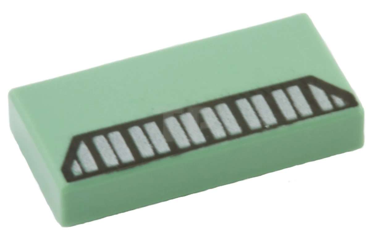 LEGO&reg; 4624395 - 3069pb0165 - Tile 1 x 2 with Grille Pattern