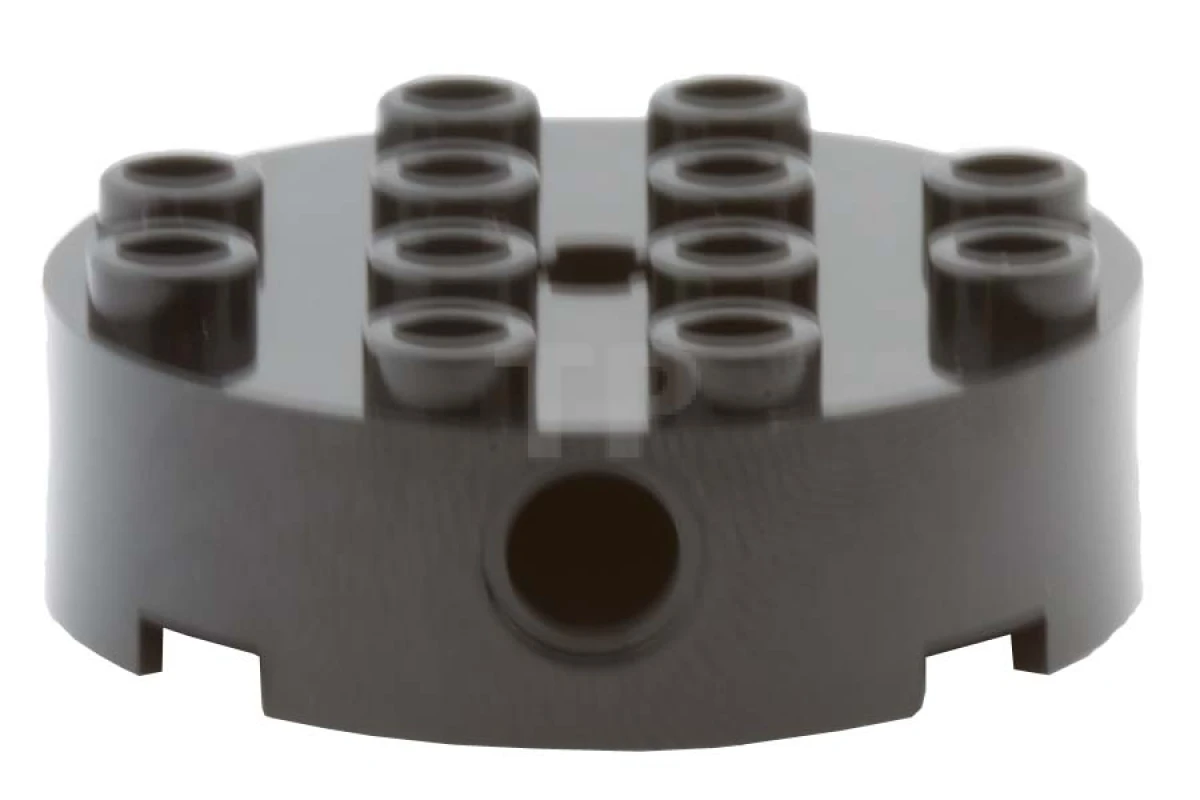 LEGO&reg; 6533083 - 6222 - Steen, rond 4 x 4 met gaten