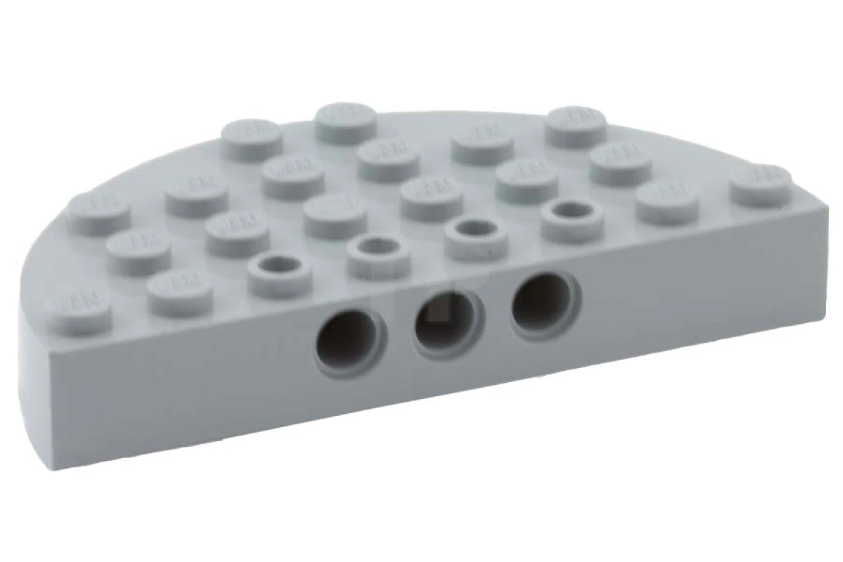 LEGO&reg; 4632356 - 47974 - Brick 4 x 8 Round Half with Pinholes