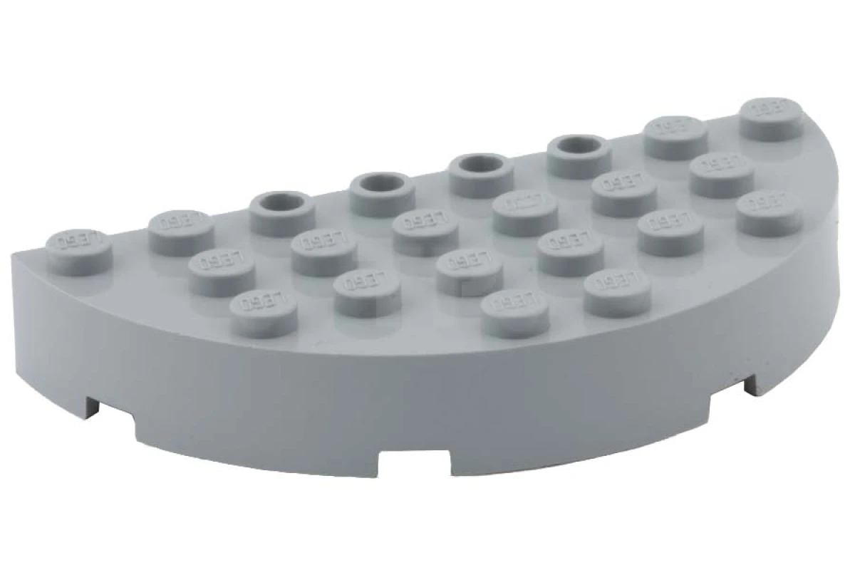 LEGO&reg; 4632356 - 47974 - Brick 4 x 8 Round Half with Pinholes