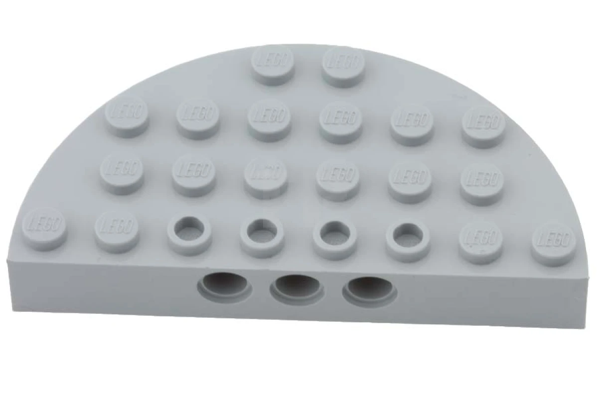 LEGO&reg; 4632356 - 47974 - Brick 4 x 8 Round Half with Pinholes