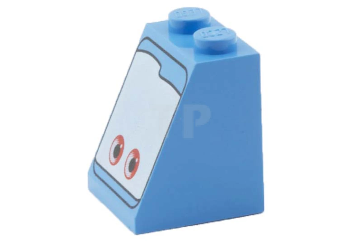 LEGO&reg; 4617006 - 3678bpb030 - Slope 65° 2 x 2 x 2 with Eyes Pattern