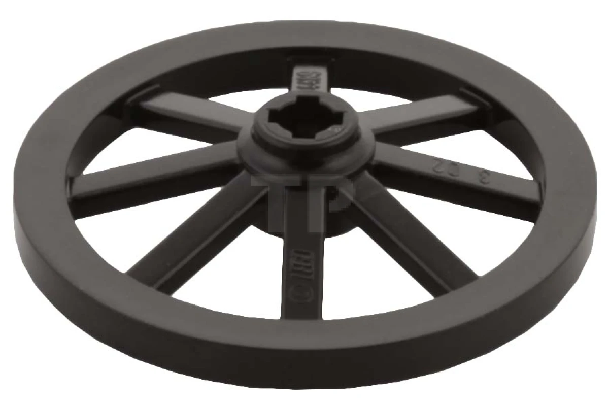 LEGO&reg; 4636280 - 4489b - Chariot à roues grand 33mm D., trou encoché pour la goupille de fixation des roues