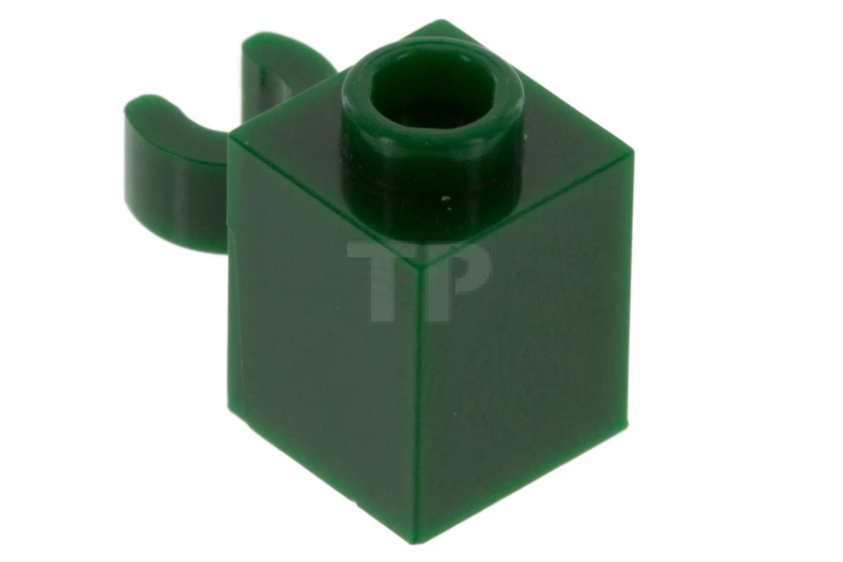 LEGO&reg; 4583846 - 60475b - Brick, Modified 1 x 1 with Clip Vertical (open O clip) - Hollow Stud