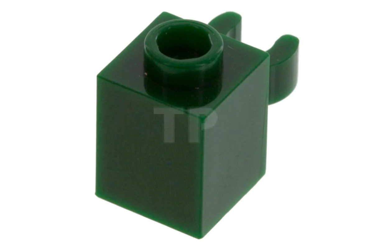 LEGO&reg; 4583846 - 60475b - Brick, Modified 1 x 1 with Clip Vertical (open O clip) - Hollow Stud