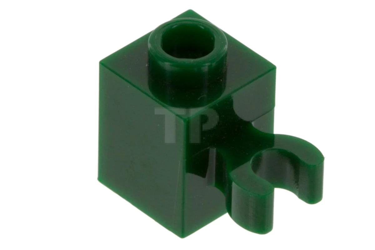 LEGO&reg; 4583846 - 60475b - Brick, Modified 1 x 1 with Clip Vertical (open O clip) - Hollow Stud