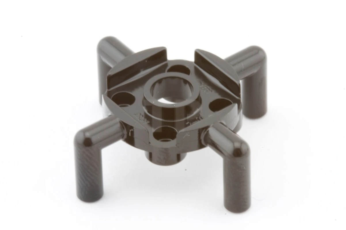 LEGO&reg; 6313508 - 98284 - Plate, Round 2 x 2 with Pin Hole and 4 Arms Up