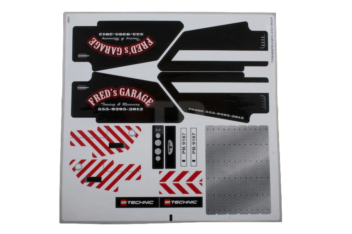 LEGO&reg; 4654703 - Aufkleber für Set 9395