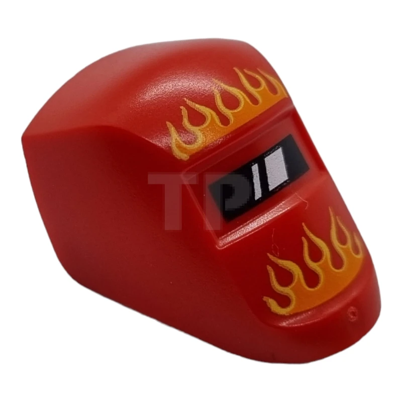 LEGO&reg; 6288066 - 65195pb01 - Minifiguur, Vizier Lassen met Vlammen Oranje en Geel Patroon