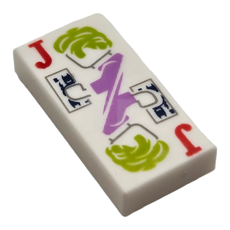 LEGO&reg; 6287793 - 3069pb0759 - Tile 1 X 2 with Playing Card Pattern