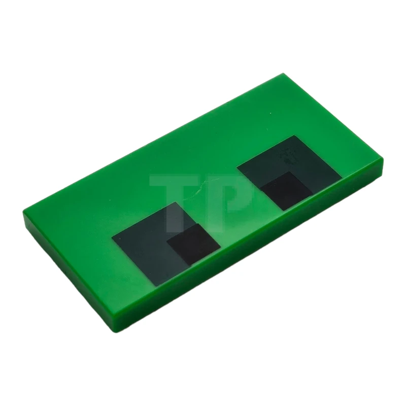 LEGO&reg; 6510526 - 87079pb0667 - Carreau 2 x 4 avec motif yeux pixellisés (Creeper).