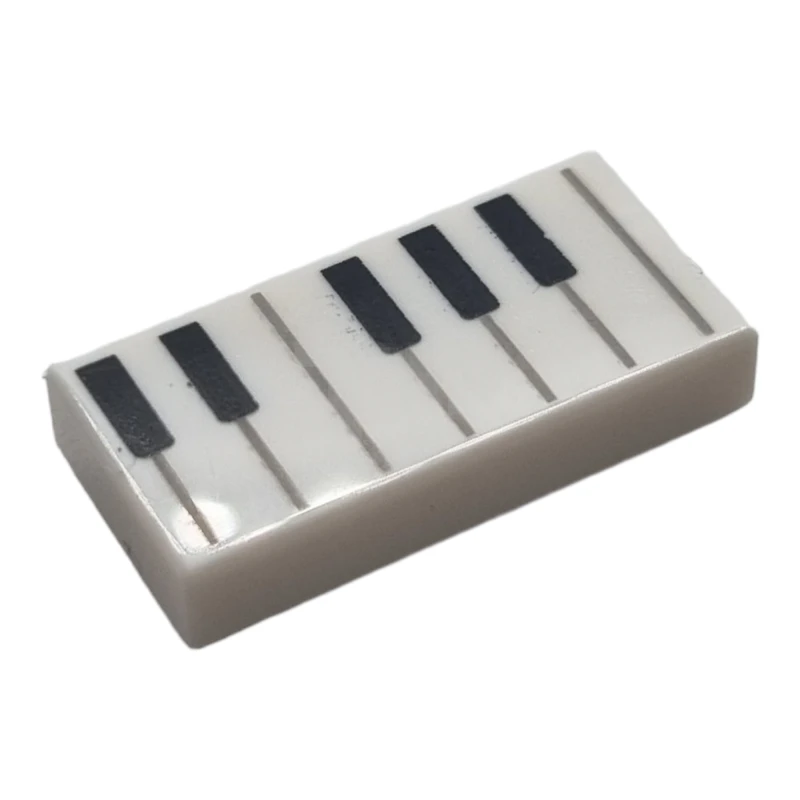 LEGO&reg; 6293665 - 3069pb0761 - Tile 1 x 2 with Piano Keys Pattern