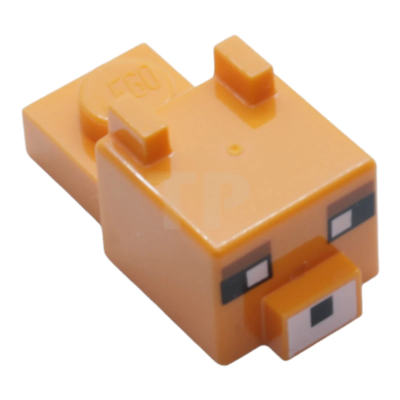 LEGO&reg; 6293300 - 24008pb03 - Minecraft Kopf, Blocky mit Ohren und Nase (Rote Katze)