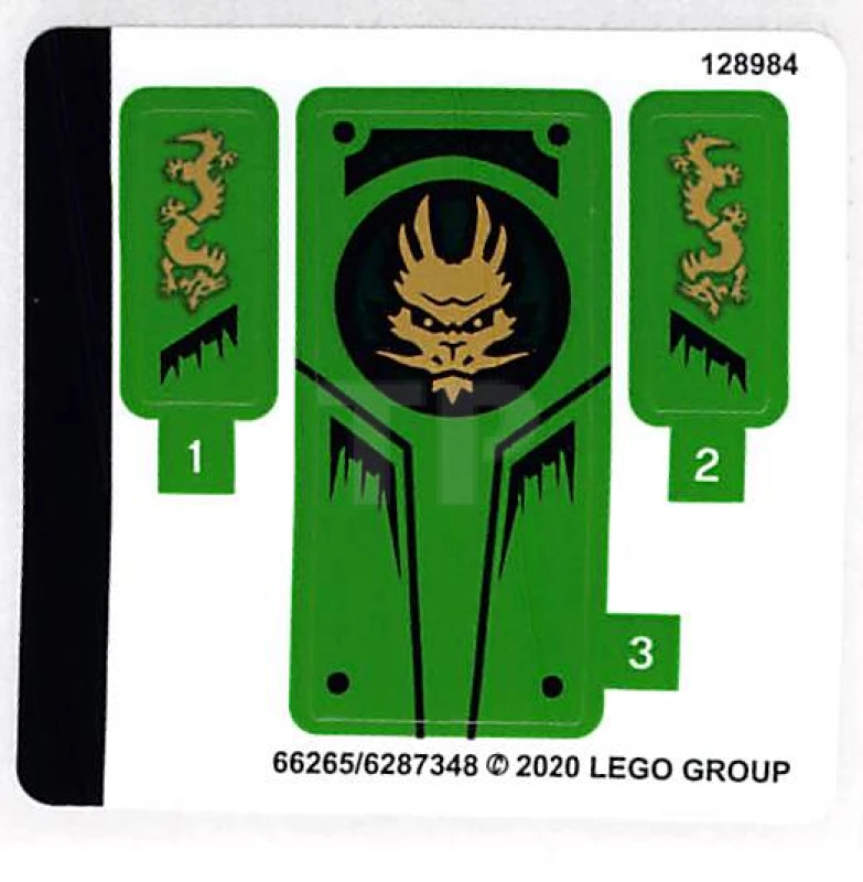 LEGO&reg; 6287348 - Adhesivo para Set 71700