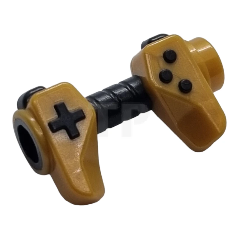 LEGO&reg; 6287326 - 65080pb02 - Minifigure, Utensil Game Controller, Holes on Sides for Bar with Black Buttons and Center Handle Pattern