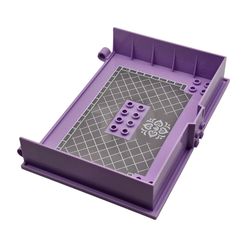 LEGO&reg; 6288514 - 65196pb02 - Container - Book Cover 16 x 12 x 2 2/3 Half with Stonework Pattern (Storybook)