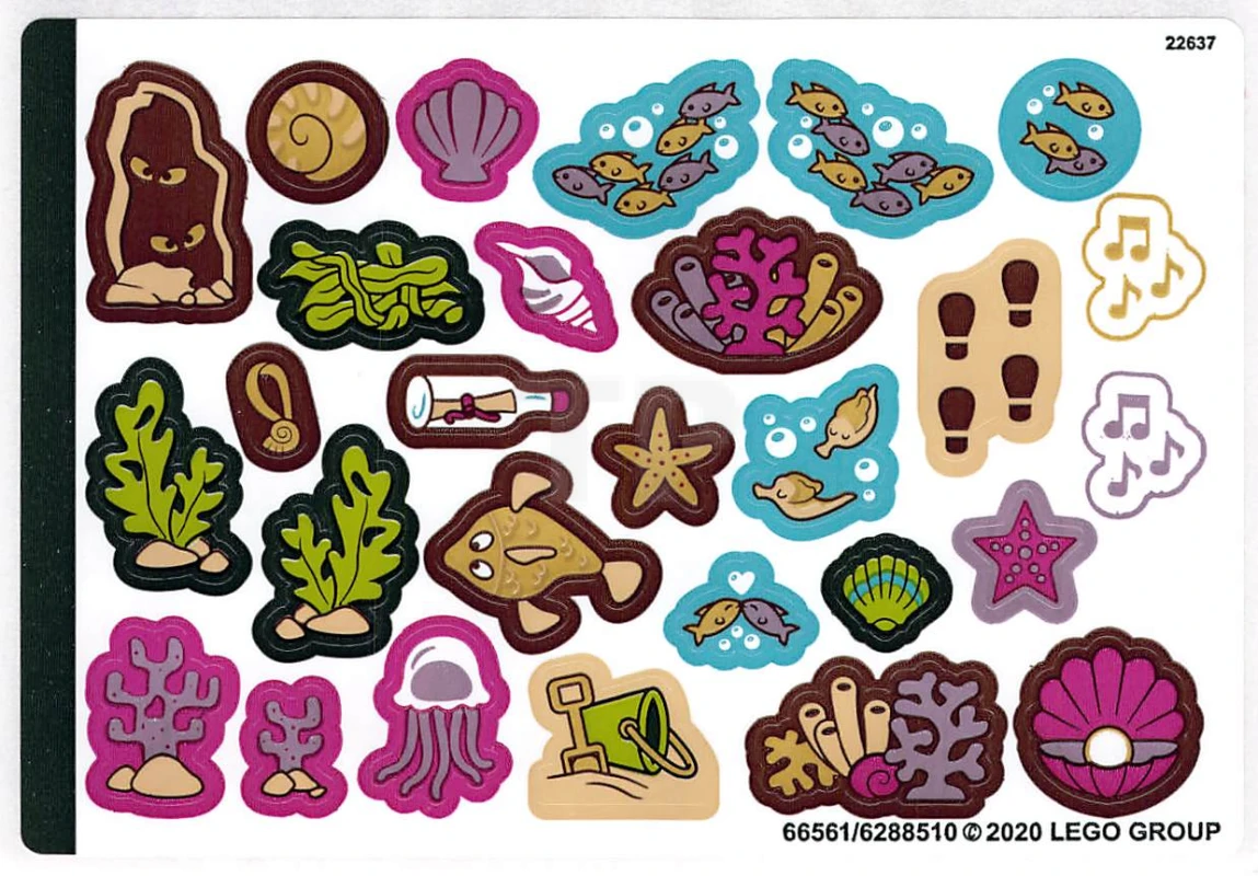 LEGO&reg; 6288510 - Sticker for Set 43176 - Sheet 2