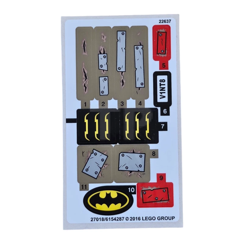 LEGO&reg; 6154287 - Adesivo per il set 76054 (versione internazionale)