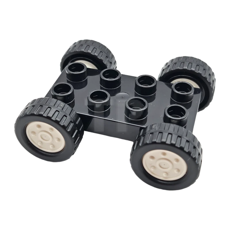 LEGO&reg; 6246965 - 12591c05 - DUPLO Car Base 2 x 4 with Wheels