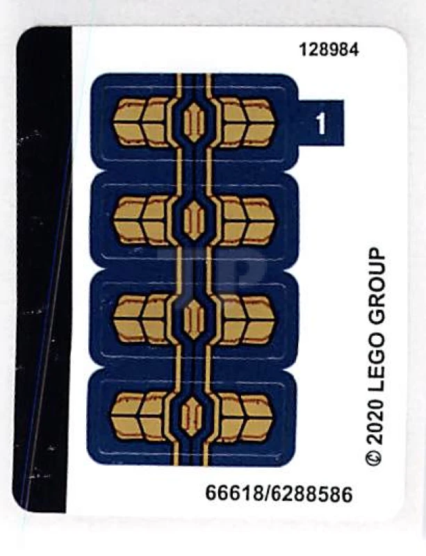 LEGO&reg; 6288586 - Pegatina para Set 76141