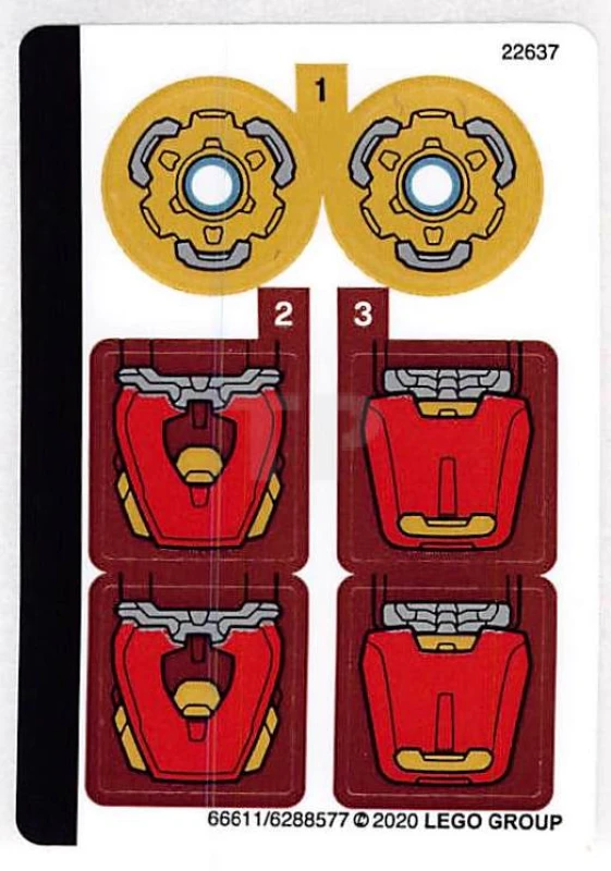 LEGO&reg; 6288577 - Pegatina para Set 76140