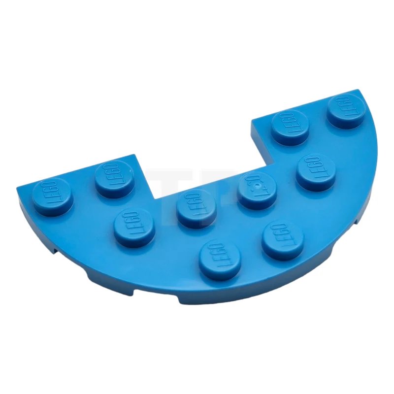 LEGO&reg; 6097476 - 18646 - Plate 3 x 6 Half Round with 1 x 2 Cutout
