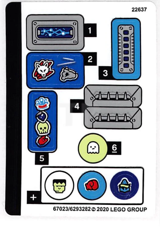 LEGO&reg; 6293282 - Sticker for Set 70428