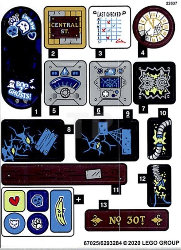 LEGO&reg; 6293284 - Sticker voor set 70430