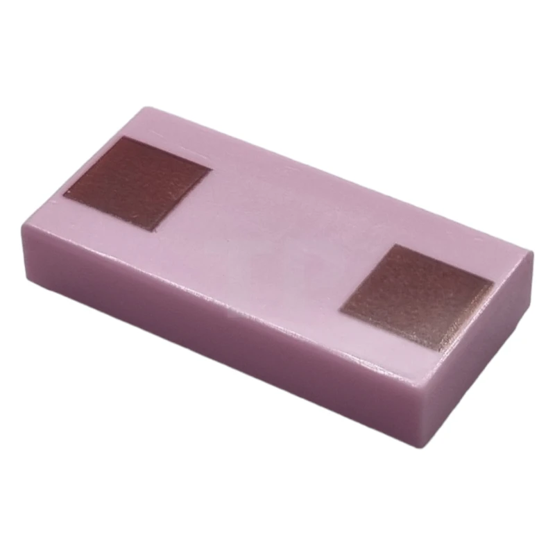 LEGO&reg; 6510529 - 3069pb0773 - Tile 1 x 2 with Pixelated Pig Nostrils Pattern